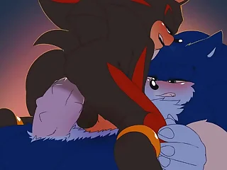 Cleave to rides werehog Sonic anal